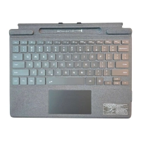 Bàn phím Surface Pro 8/X/9/10/11 có touchpad và đèn nền phím