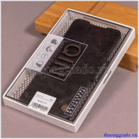 Bao da Samsung Galaxy A12 ( hiệu Nillkin, QIN series)