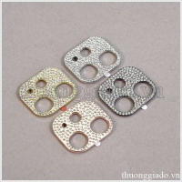 Dán kính camera sau, ốp hợp kim đính đá bảo vệ kính camera iPhone 12/ iPhone 12 Mini/ iPhone 12 Pro/ iPhone 12 Pro Max