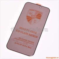 Dán kính cường lực chống nhìn trộm iPhone 16 Pro Max, iPhone 16 Plus, iPhone 16 Pro, iPhone 16 (hiệu Rinbo, full màn, 9H)