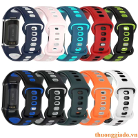 Dây đồng hồ Fitbit Charge 5/ Fitbit Charge 6 (chất liệu silicon, phong cách thể thao)