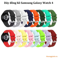 Dây đồng hồ Samsung Galaxy Watch 4, Galaxy Watch 5 (40mm/42mm/44mm/46mm), chất liệu silicone, mẫu 4