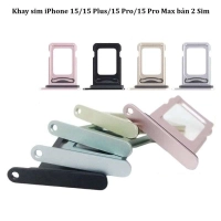 Khay sim iPhone 15 / iPhone 15 Pro / iPhone 15 Plus/ iPhone 15 Pro Max (bản 1 sim và 2 sim)