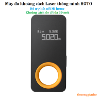 Máy đo khoảng cách Laser thông minh HOTO QWCJY001 Màu đen (hỗ trợ kết nối Xiaomi Mi Home)