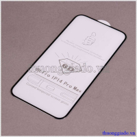Miếng dán màn hình iPhone 14 Pro Max (kính cường lực 9H, 6D, full màn)