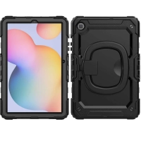 Ốp lưng chống sốc Samsung Tab S6 Lite 10.4 inch P610/P613/P615/P619 (3 lớp bảo vệ siêu bền, tay cầm xoay 360 độ)