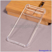 Ốp lưng dẻo Google Pixel 7 (Ốp lưng Silicone trong suốt tăng cường chống sốc 4 góc)