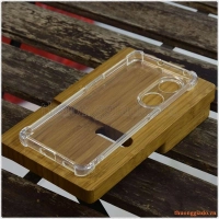 Ốp lưng dẻo trong suốt Oppo Reno8 T (5G), tăng cường chống sốc 4 góc