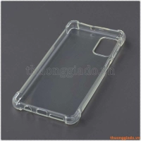 Ốp lưng dẻo trong suốt Samsung Galaxy M51, tăng cường chống sốc 4 góc