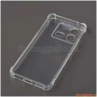 Ốp lưng dẻo trong suốt Vivo iQOO Neo 8 (5G), tăng cường chống sốc 4 góc