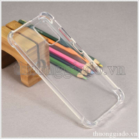 Ốp lưng Samsung Galaxy A03s 4G (ốp silicone dẻo trong suốt, tăng cường chống sốc 4 góc)