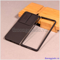 Ốp lưng Samsung Galaxy Z Fold 4 (Ốp che camera, NILLKIN CAMSHIELD SILKY SILICONE CASE)