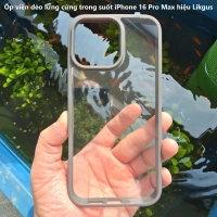 Ốp viền dẻo lưng cứng trong suốt iPhone 16 Pro Max/ 16 Pro/ 16 Plus hiệu Likgus