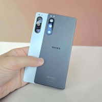 Thay kính lưng (nắp lưng) Sony Xperia 5 IV, Mark 3, kèm kính camera, hàng zin tháo máy