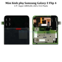 Thay màn hình phụ Samsung Galaxy Z Flip 4 F721, 1.9 inchs, Super AMOLED, 260 x 512 Pixels kèm kính lưng