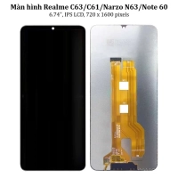 Thay màn hình Realme C63/C61/Narzo N63/Note 60, 6.74 inchs, IPS LCD, 720 x 1600 pixels