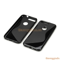 Ốp lưng silicon cho Google Pixel (5.0&quot;) màu đen, hiệu S-Line