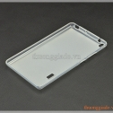 Ốp lưng silicone Lenovo Tab3 7, viền trong suốt lưng mờ đục