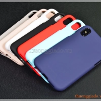 Ốp lưng silicone iPhone X (5.8"), hiệu MERCURY, Soft Feeling
