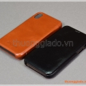 Bao da cầm tay iPhone XR (6.1"), hiệu ICarer, da bò mịn