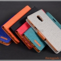 Bao da thời trang Samsung J7 Plus/ C710 (ngoài bọc vải hiệu GOOSPERY, CANVAS DIARY)