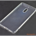 Ốp lưng silicone Nokia 6, màu trong suốt, hiệu VU case