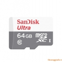 Thẻ nhớ Sandisk Micro SDXC/ TF 64GB/ (100Mb/s) chính hãng