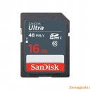 Thẻ nhớ Sandisk SDHC Ultra 16GB Class10 (48MB/s)