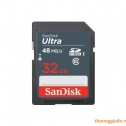 Thẻ nhớ Sandisk SDHC Ultra 32GB Class10 (48MB/s)