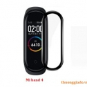 Miếng dán màn hình Mi band 4 (loại 3D, full màn hình, rìa mép màu đen)