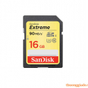 Thẻ nhớ SanDisk SDHC Extreme 16GB - 90MB/s SDSDXNE-016G-GNCIN
