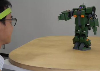 Các nhà khoa học Nhật tạo ra công nghệ điều khiển robot Gundam bằng trí óc