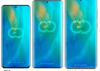 Huawei P50, P50 Pro và P50 Pro Plus cùng xuất hiện trong một bản render