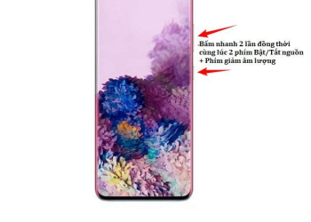 Cách chụp ảnh màn hình trên Samsung Galaxy S21 Ultra, S21, S21 Plus, S21