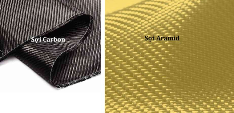 Sợi Aramid và sợi Carbon khác nhau như thế nào