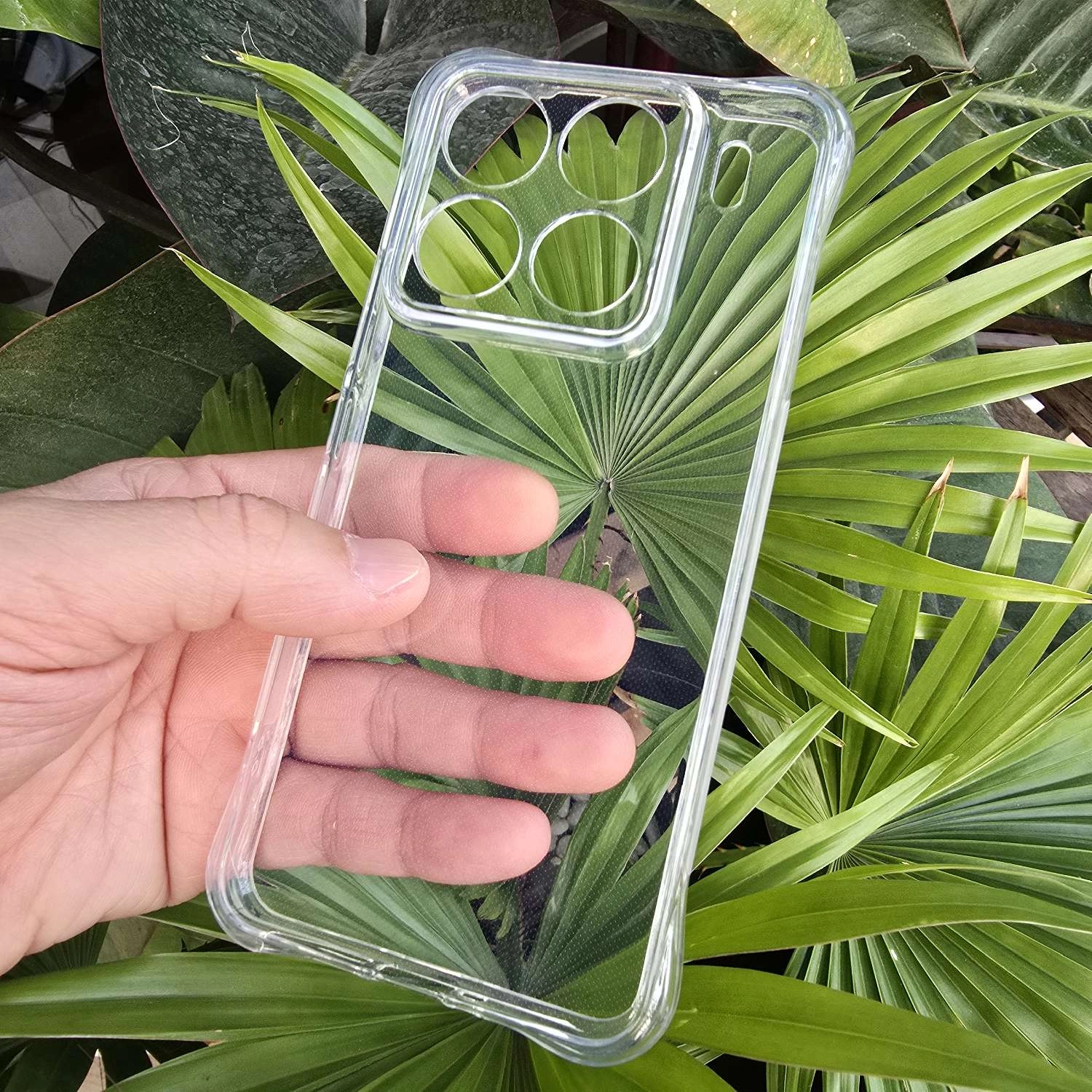 Ốp lưng Xiaomi 15 Pro 5G (ốp dẻo silicone trong suốt, tăng cường chống sốc 4 góc)