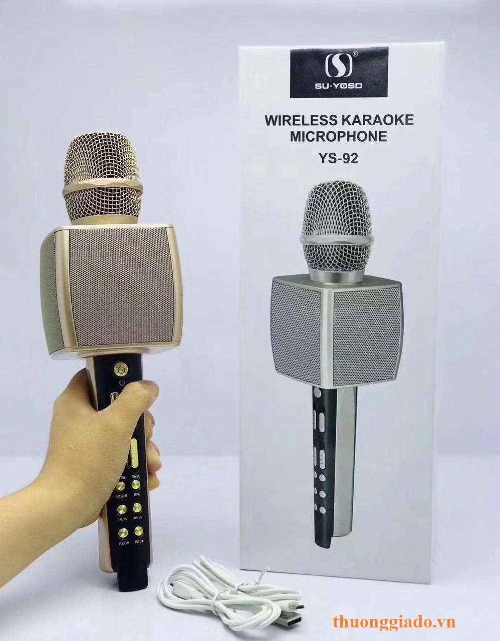 Mic kèm loa hát Karaoke SU-YOSD YS-92 chính hãng