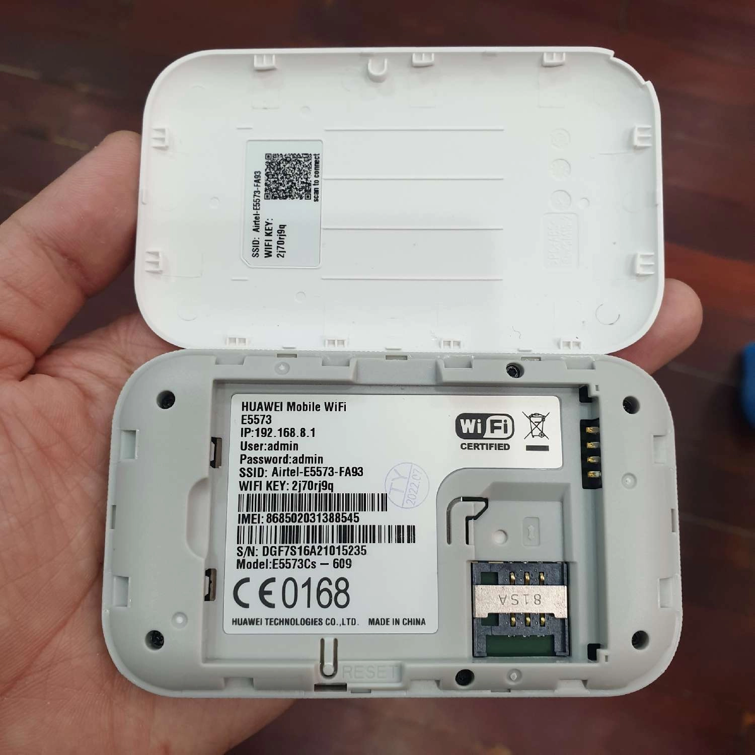 Bộ phát wifi từ sim 3G/4G HUAWEI E5573Cs-609 4G LTE