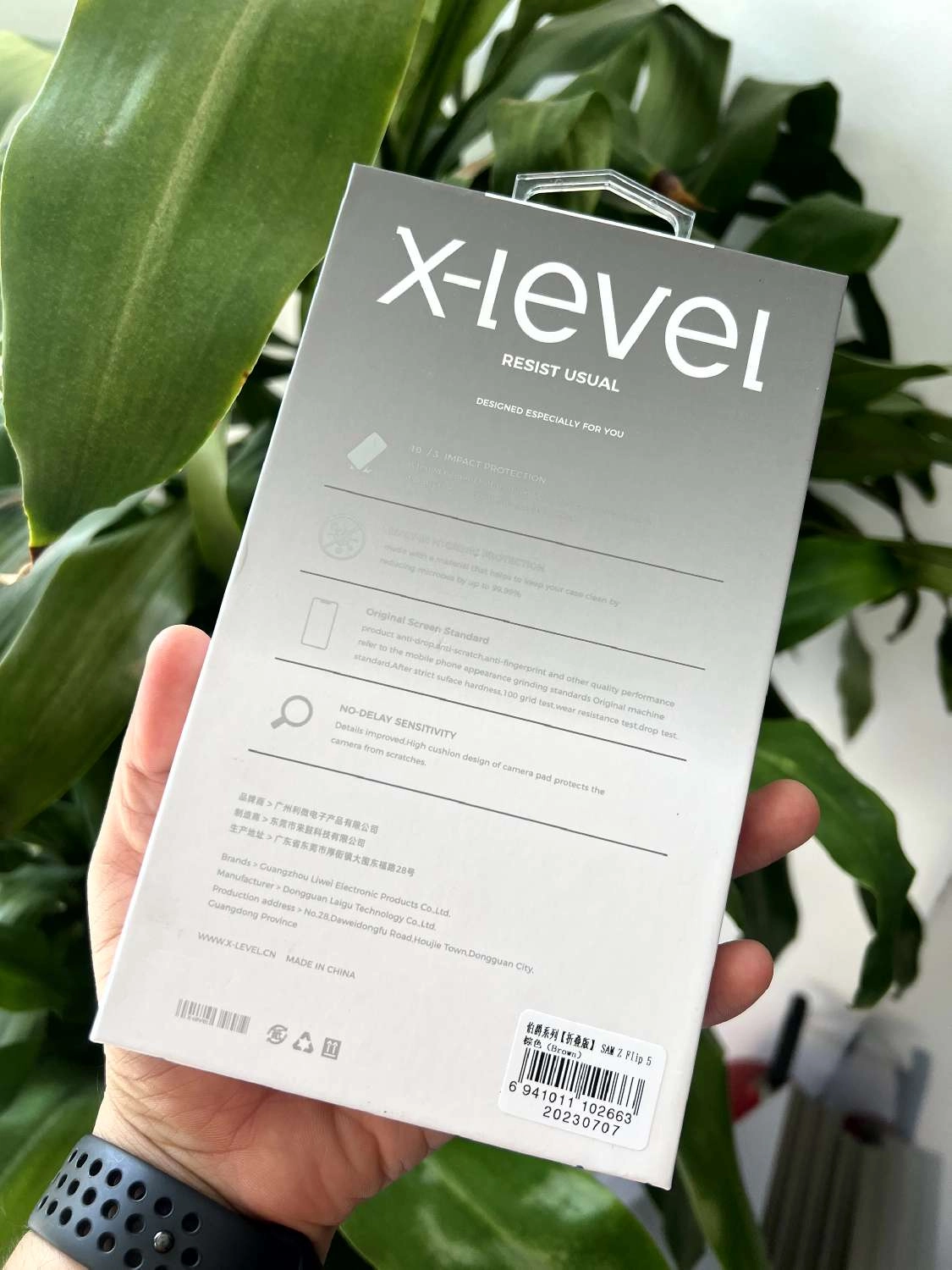 Ốp lưng da Samsung Galaxy Z Fold 5 Earl X Level