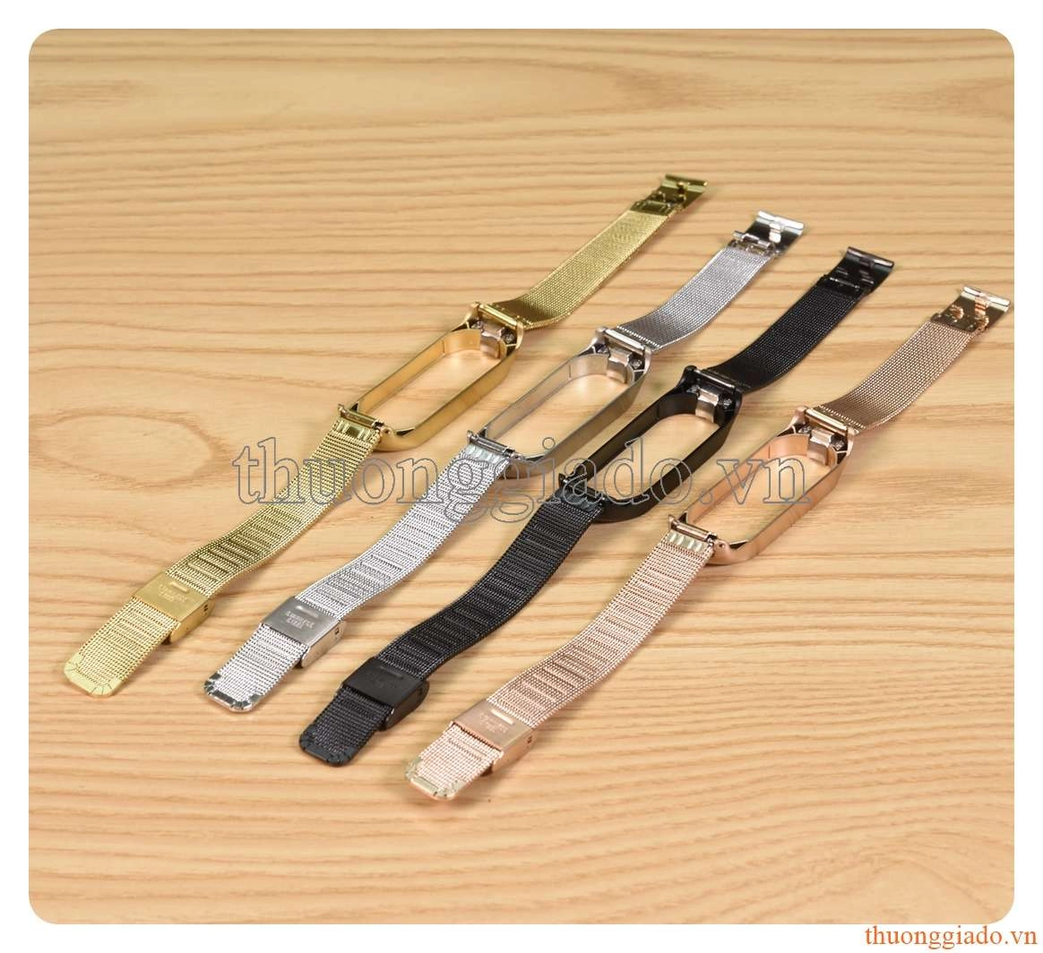 Dây mi band 5 chất liệu hợp kim khóa gài