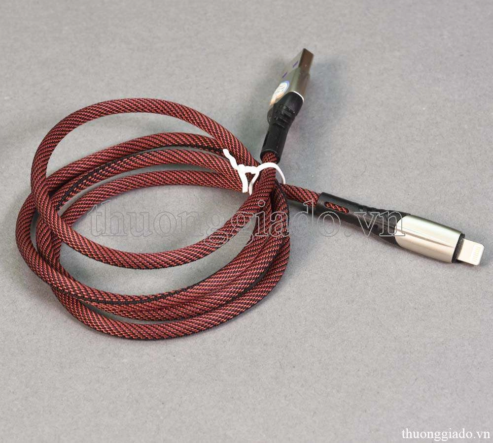 cáp sạc lightning bọc dây dù