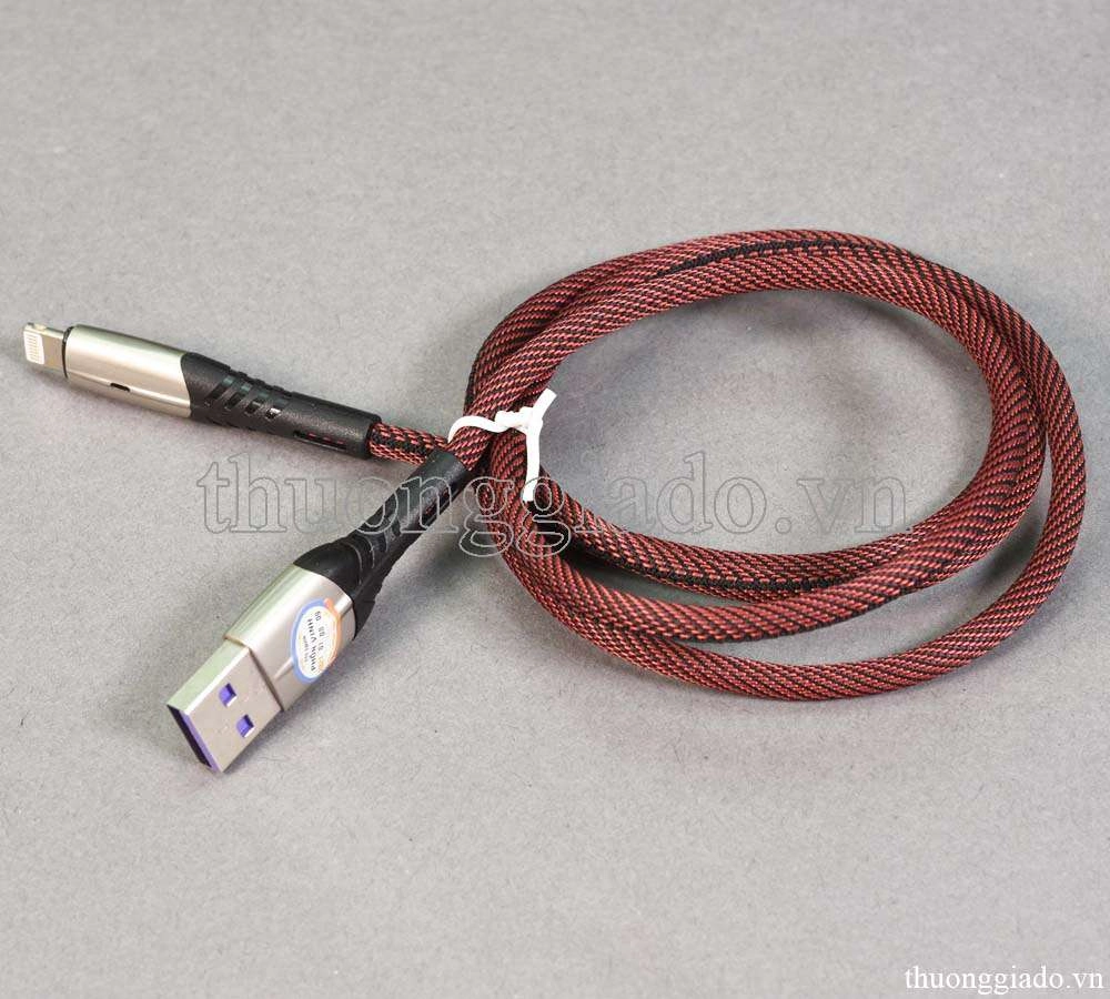 cáp sạc lightning bọc dây dù