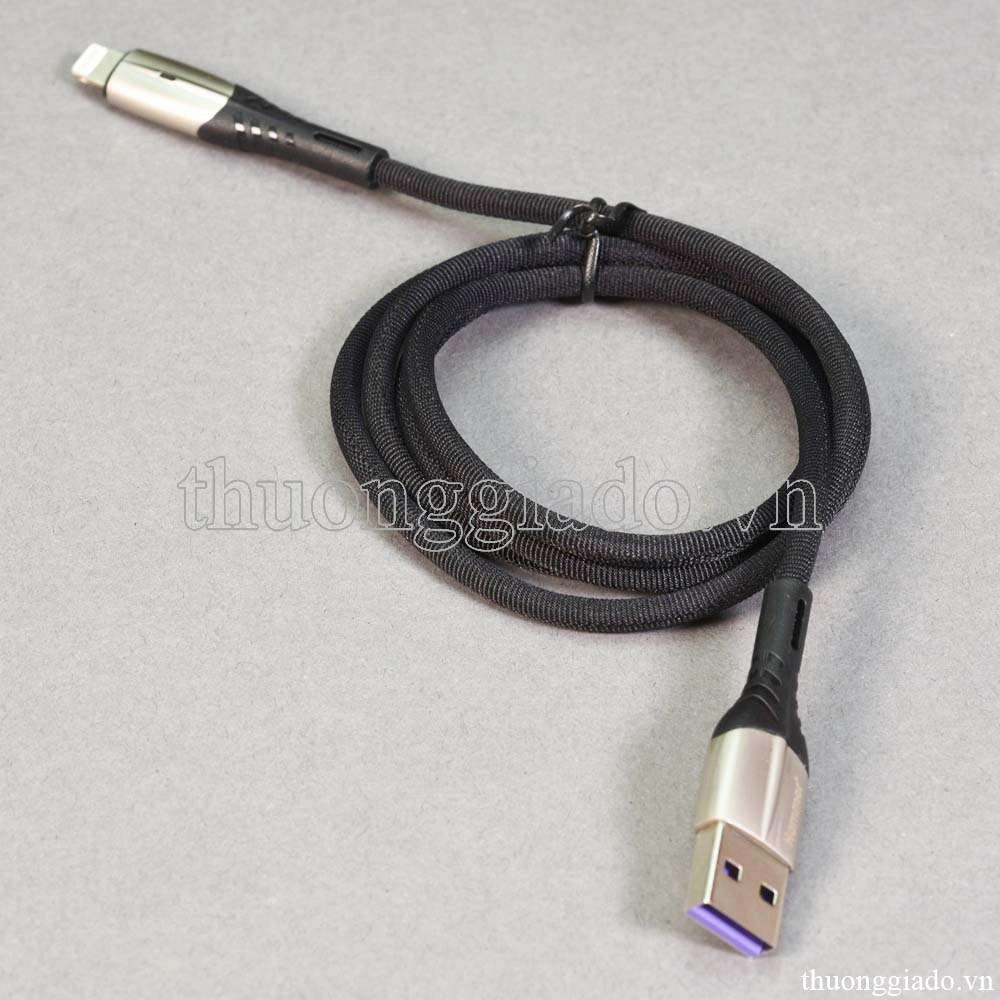 cáp sạc lightning bọc dây dù