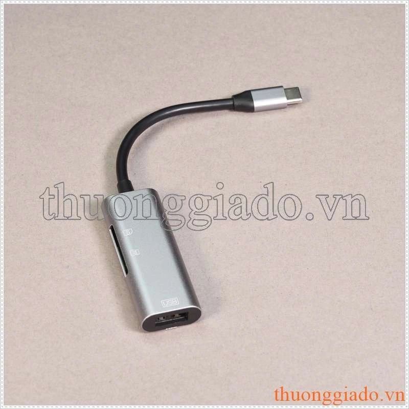 Cáp chuyển đổi usb type-c to usb 3.0/sd/micro sd Cáp chuyển đổi usb type-c to usb 3.0/sd/micro sd