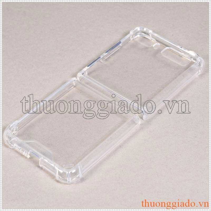 Ốp lưng Samsung Galaxy Z Flip, Z Flip (ốp silicone dẻo trong suốt, tăng cường chống sốc 4 góc) Ốp lưng Samsung Galaxy Z Flip, Z Flip (ốp silicone dẻo trong suốt, tăng cường chống sốc 4 góc)