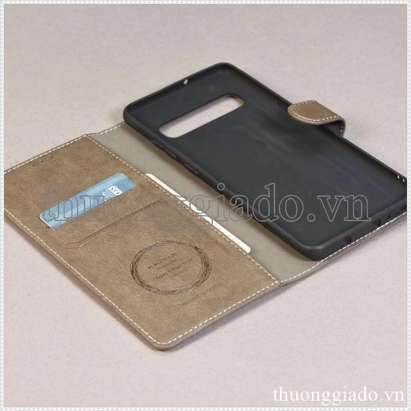 Bao da Samsung Galaxy S10 5G (bao da cầm tay, hiệu Kaiyue)