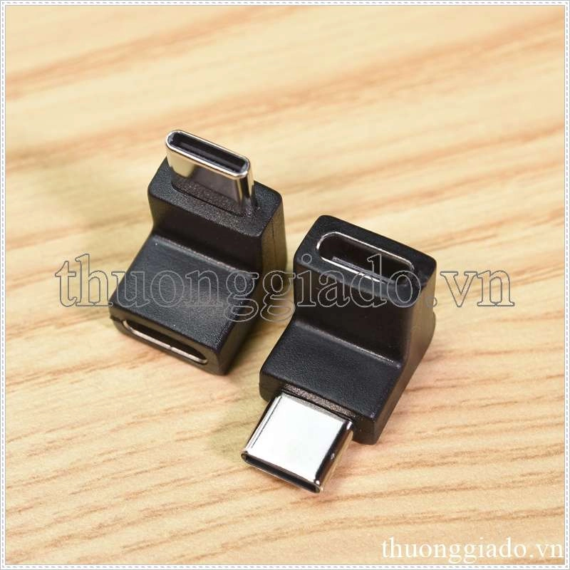 Đầu Type C gấp góc vuông 90 độ theo chiều ngang