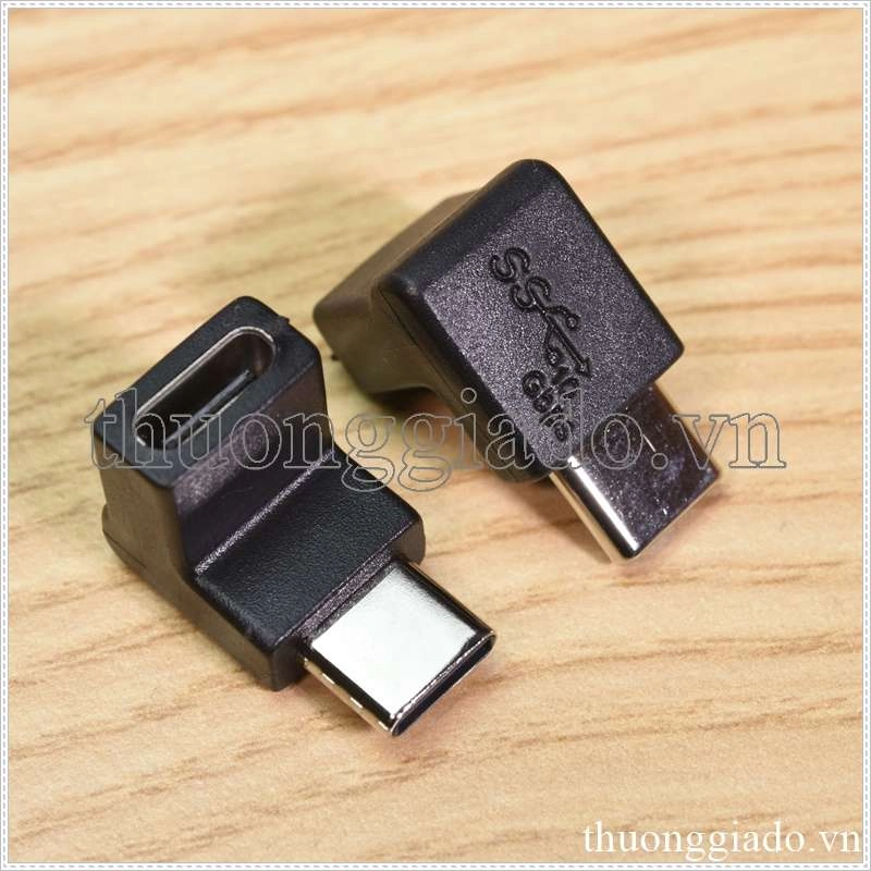 Đầu Type C gấp góc vuông 90 độ theo chiều ngang