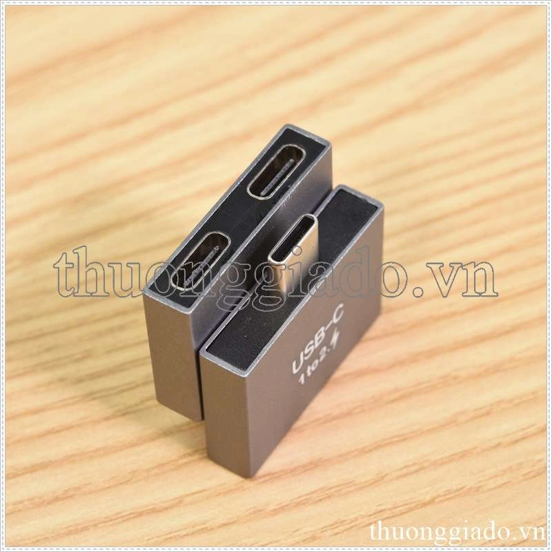 Đầu chuyển cổng sạc Type từ 1 ra 2 Đầu chuyển cổng sạc Type từ 1 ra 2