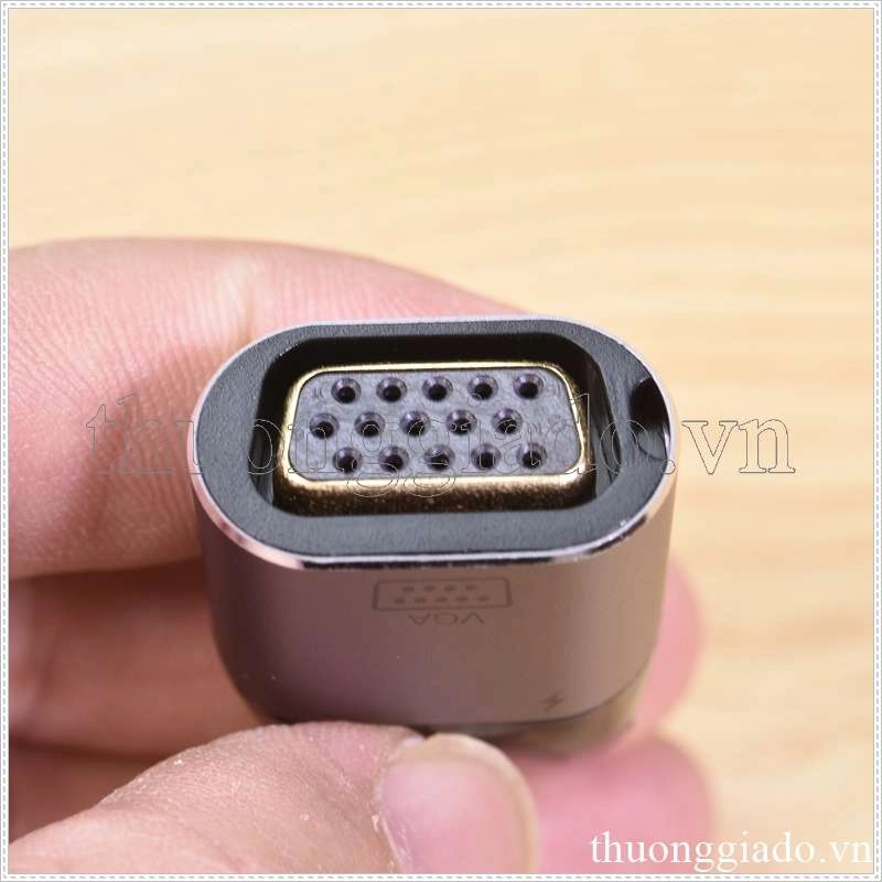 đầu chuyển vga to type c có cổng sạc đầu chuyển vga to type c có cổng sạc